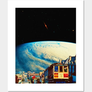 Outer Town - Space Aesthetic, Retro Futurism, Sci-Fi Posters and Art